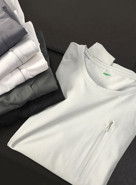 华子家 凉感速干透气运动短袖T恤男士健身跑步休闲宽松上衣42890