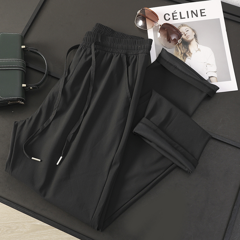 男女同款速干透气直筒运动休闲裤