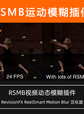 AE/PR视频运动动态模糊视觉插件特效果中文汉化版支持Win/Mac2025