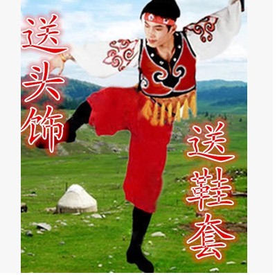 蒙古族服装民族服饰男装款
