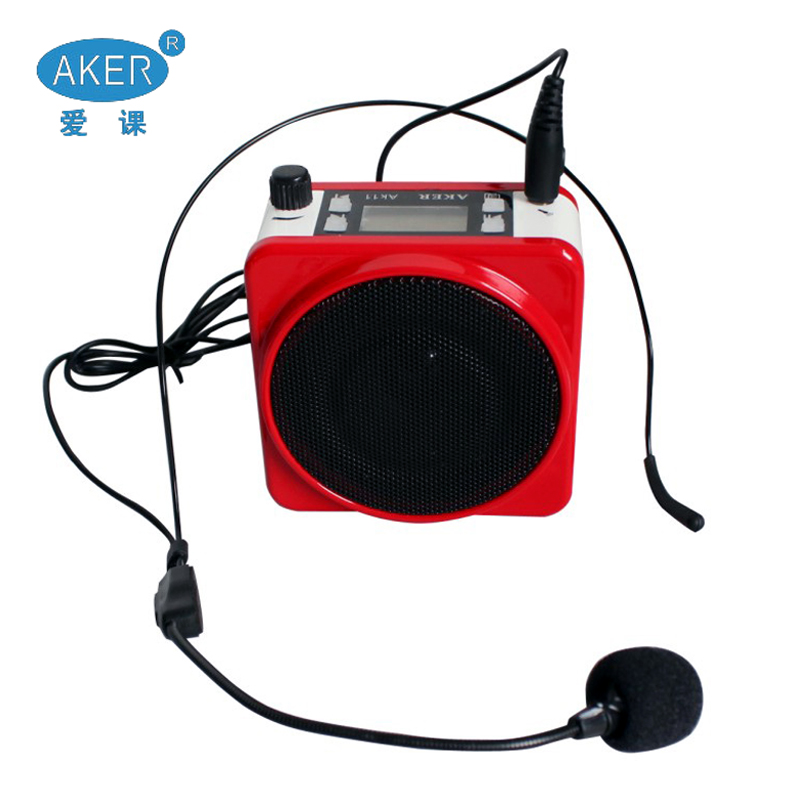 AKER/爱课AK11蓝牙扩音器大功率教学小蜜蜂导游喊话器促销员喇叭