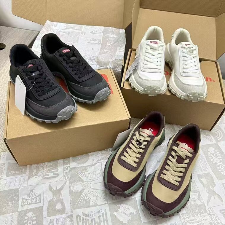 西班牙品牌男女情侣同款休闲鞋时尚舒适轻便系带平底户外休闲鞋