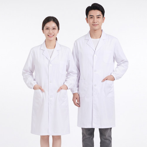 薄款透气夏季实验服白大褂工作服