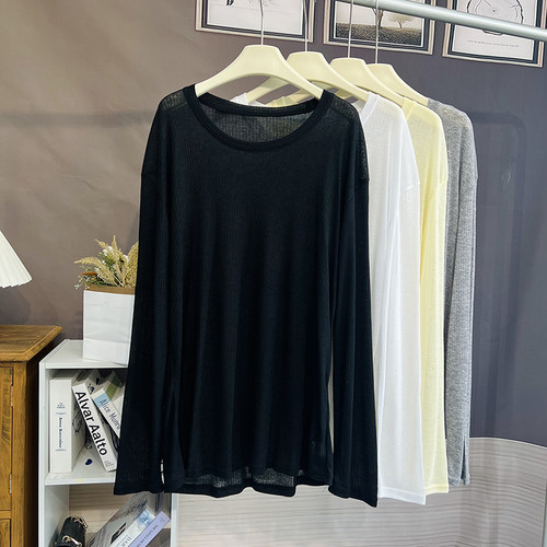 薄款针织女女装长袖防晒