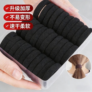 头绳橡皮筋女高弹力耐用网红加粗发绳 无缝衔接绑头发绳子扎马尾