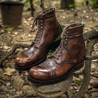 Clinch Boots 手擦棕色伞兵款 工装靴WESCO White's Viberg