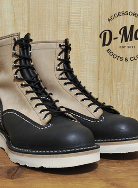 Wesco boots Jobmaster 麻布色拼黑色9165 工装靴/鞋型 ◆D-Man◆