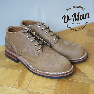 Nick 美国手工翻毛低帮德比工装 Comstock 靴White Boots 现货