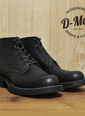 White's boots Semi Dress 素面黑色油皮 工装靴/鞋型