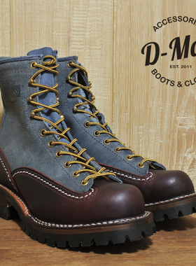 Wesco boots Jobmaster 限定夜巴黎拼色 工装靴/鞋型 ◆D-Man◆