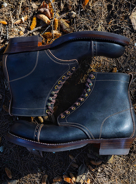 Clinch Boots 手擦黑色伞兵款 工装靴WESCO White's Viberg