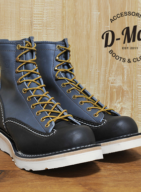现货 WESCO Boots Jobmaster 限定夜巴黎拼色短脸 工装靴 靴子/鞋