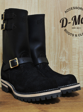 Wesco boots Boss 黑色翻毛 工程师款 工装靴/鞋型 ◆D-Man◆