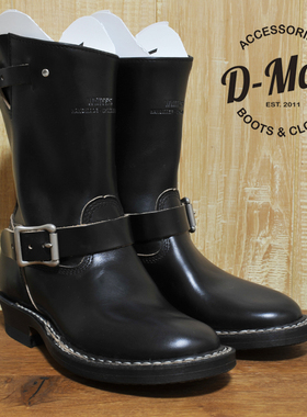 White's boots Nomad 黑色Horween皮工程师款 机车靴 工装靴/鞋型