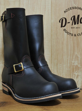 Wesco boots Boss 红色细线黑色工程师 工装靴/鞋型 ◆D-Man◆