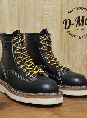 White's boots Smoke Jumper 黑色架线员断脸 工装靴/鞋型