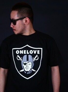 西海岸ONELOVEAPPAREL潮牌T恤恶搞奥克兰突袭者RAIDERS短袖HIPHOP
