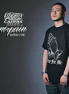 西海岸WestCoast短袖CHICANO嘻哈HIPHOP街舞T恤