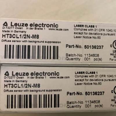 劳易测LEUZE HRTL3B/66-M8停产HT3CL1/2N-M8替代全新原装现货询价