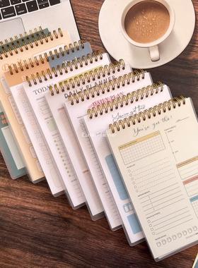 Daily plan 英文日程本线圈本日计划本A5简约记事本规划本外贸本