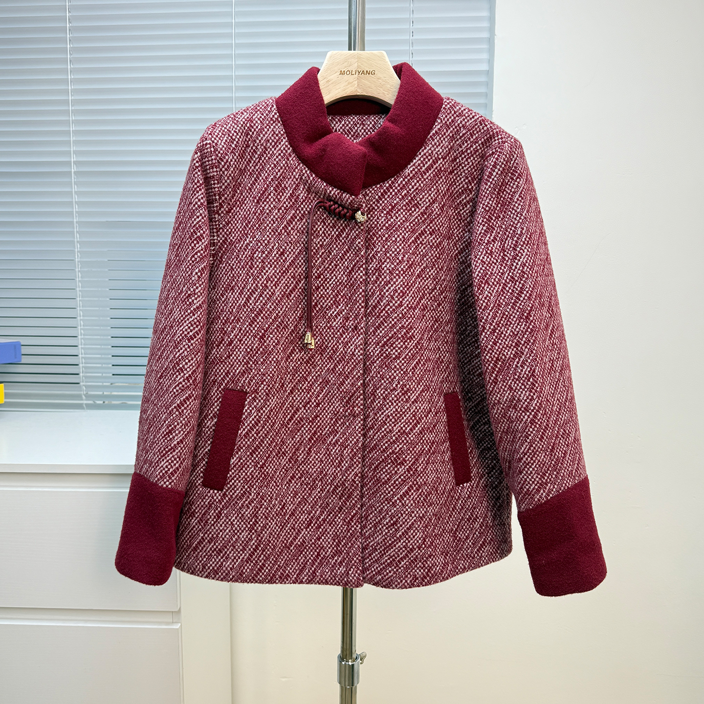 新中式妈妈装冬季新款棉衣服宽松上衣中老年女装加厚加绒奶奶外套