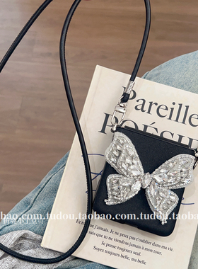 小众轻奢蝴蝶结适用荣耀magicvflip2手机壳皮质purax全包小米mixflip2中轴防摔摩托罗拉razr60ultra手提斜挎