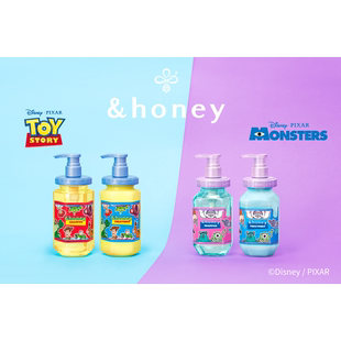 日本&honey迪士尼限定洗发水护发素 玩具总动员/怪兽电力公司联名