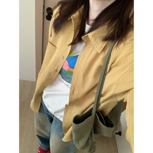 此外 纯色百搭休闲衬衫女2026春季新款基础版薄款衬衣外套韩版潮