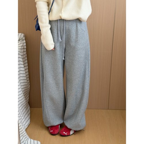 此外松紧腰多色卫裤女