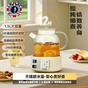 Aenaeder艾纳迪养生壶全玻璃家用多功能炖煮壶0涂层全自动电水壶