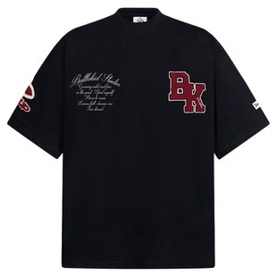 短袖 衫 t恤男女夏季 设计感印花高级情侣上衣半袖 爆款 NTBF潮牌新款