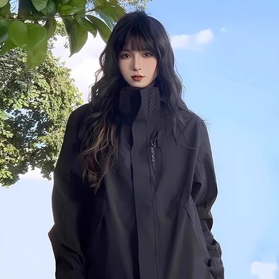 冲锋衣外套春秋2024新款男女