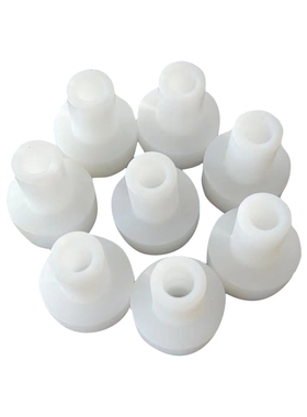 定制圆形塑料件加工PTFE棒PP垫圈MC尼龙柱POMPA66管T型套PE板非标