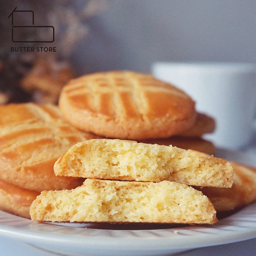 黄油商店 酥酥布列塔尼黄油饼干 发酵动物黄油酥脆曲奇零食下午茶