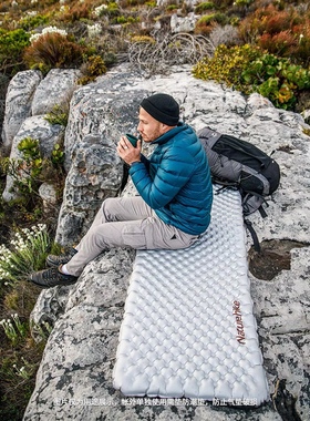 挪客防潮垫超轻充气垫5.8高R值户外睡垫保暖便携露营野营帐篷单人