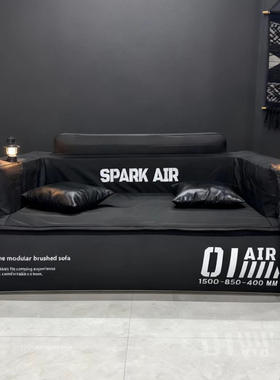 星火SPARK-AIR01拉丝底座充气沙发露营沙发露营户外室内便携耐磨