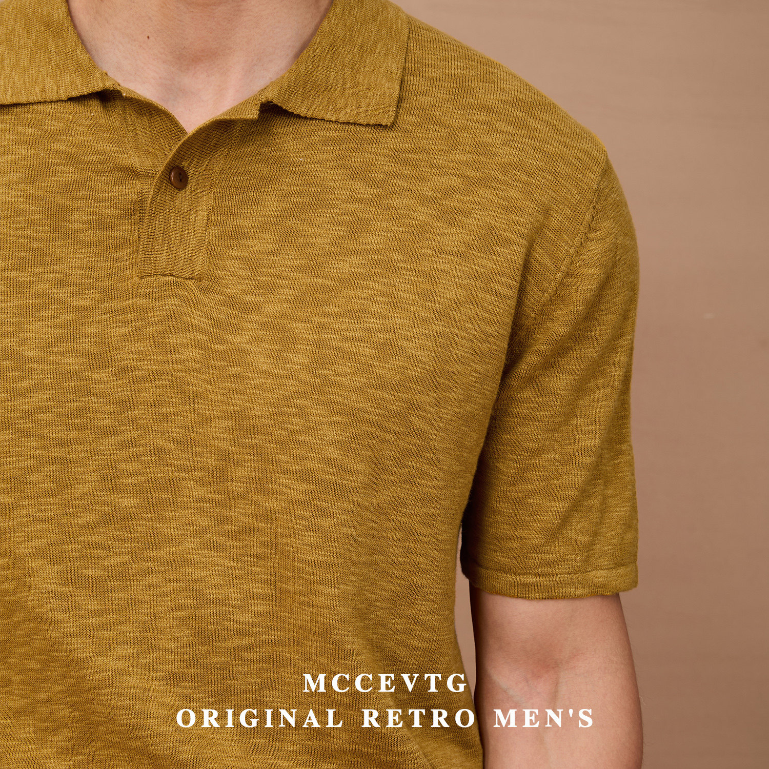 MCCEVTG美式竹节棉复古马球polo衫纯色针织翻领短袖t恤纯棉休闲男,男装,Polo衫,淘宝优惠券,粉丝福利购,淘宝优惠卷