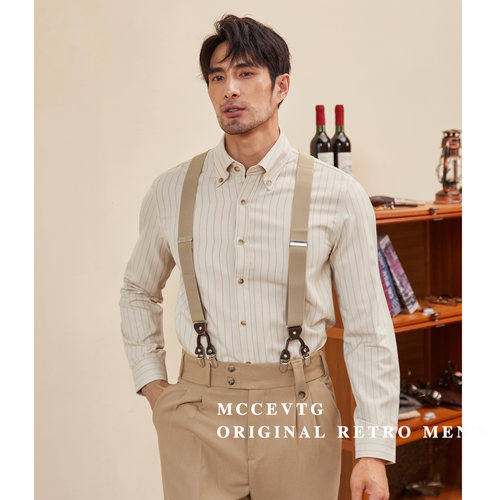 MCCEVTG绅士轻熟风羊毛衬衫男