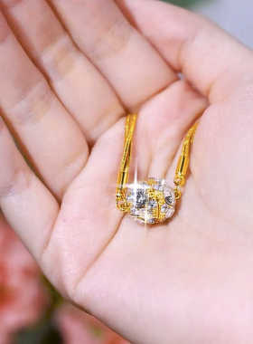 轻奢时尚高级感磁吸项链铜合金