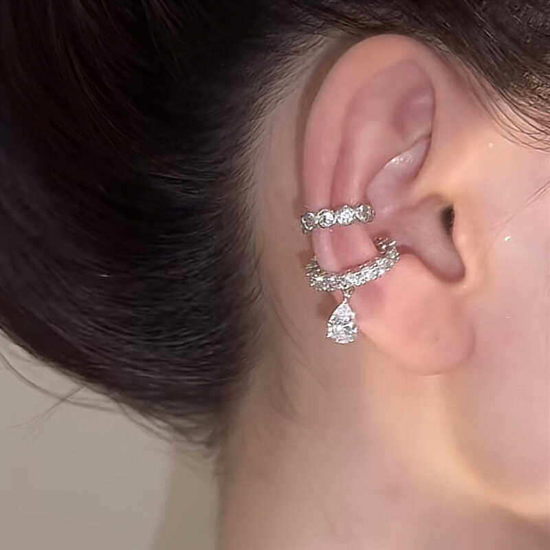 小众锆石微镶双环无耳洞耳骨夹2024新款气质时轻奢尚精灵耳耳夹女,饰品/流行首饰/时尚饰品新,耳夹,淘宝优惠券,粉丝福利购,淘宝优惠卷