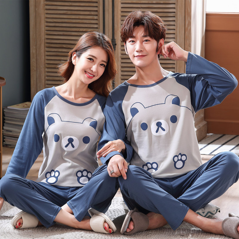 情侣睡衣春秋款纯棉2024年新款长袖男女款春款夏天潮汕揭阳家居服,女士内衣/男士内衣/家居服,睡衣/家居服套装,淘宝优惠券,粉丝福利购,淘宝优惠卷