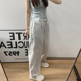 子25春夏薄款 南北家 系腰带弯刀镰刀裤 女装 S481028 休闲廓形长裤