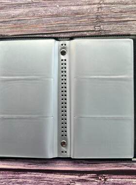 晨光皮面名片册120卡180卡清仓