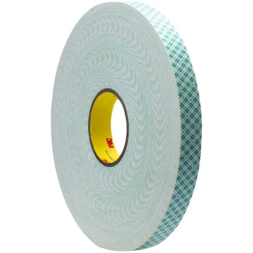 3M4026白色泡棉双面胶带双涂层聚氨酯 内部外部应用安装连接 高粘