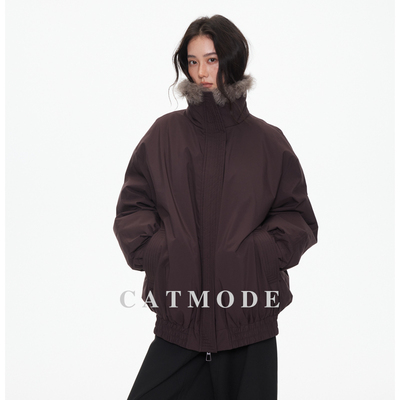 LIONCAT时尚简约派克羽绒服