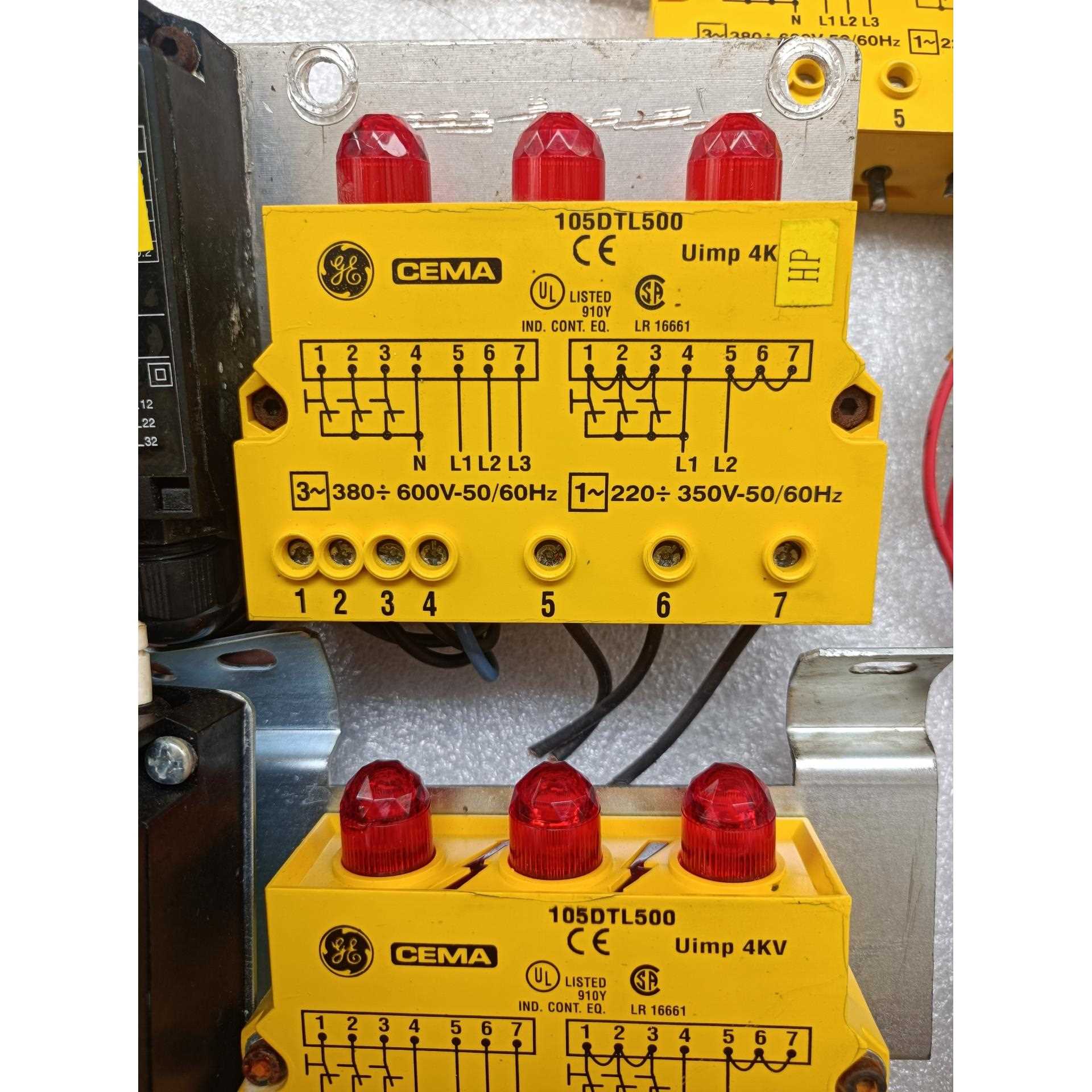 标价是空箱-美国GE通用 CEMA 电源信号装置 105DTL500 拆议价