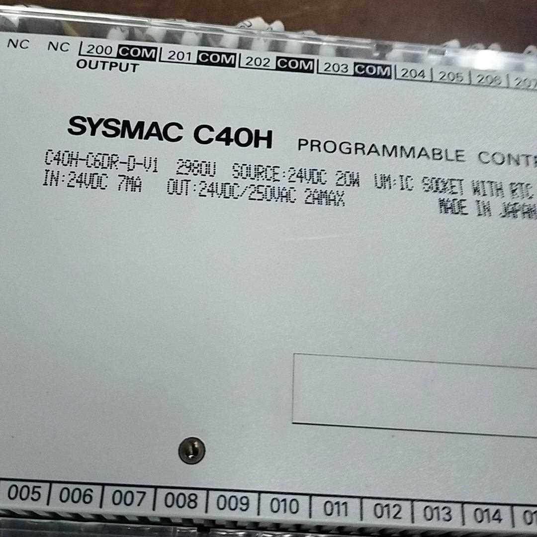 标价是空箱-SYSMAC C40H 拆机 功能正常 几乎议价