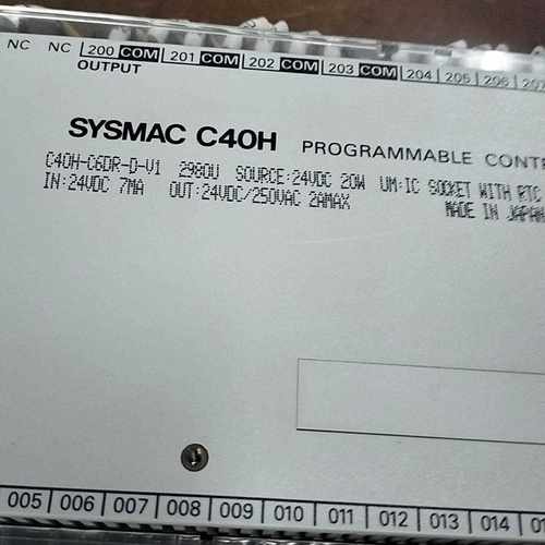 标价是空箱-SYSMAC C40H 拆机 功能正常 几乎议价