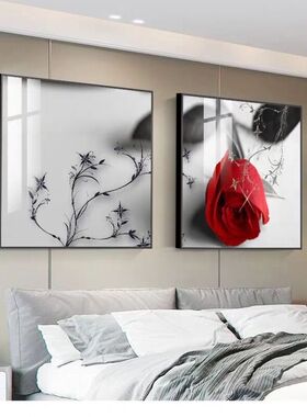 卧室墙面装饰画现代简约主人房客房床头挂画宾馆房间壁画主卧墙画