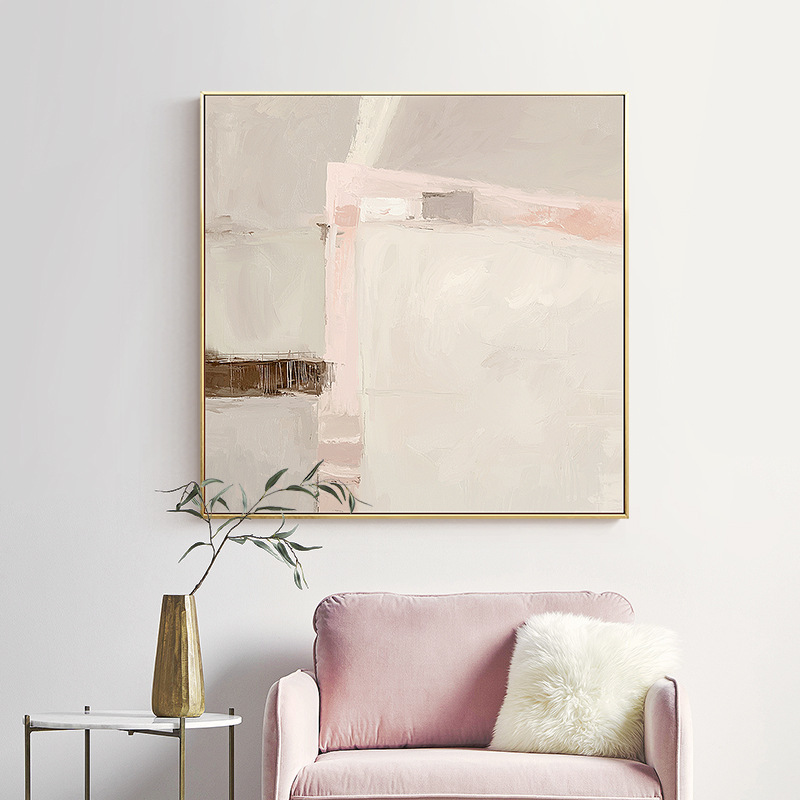 莫兰迪色系抽象艺术装饰画  高级感现代轻奢房间墙壁挂画客厅壁画